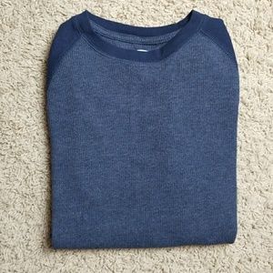 Old Navy dark blue long sleeve crew neck thermal